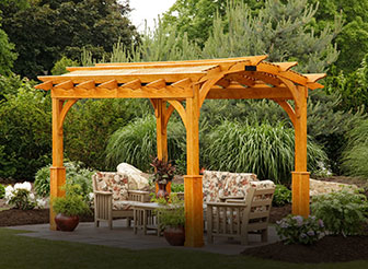 Wood Pergola Installation in Garden Grove