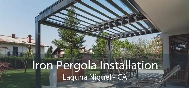 Iron Pergola Installation Laguna Niguel - CA
