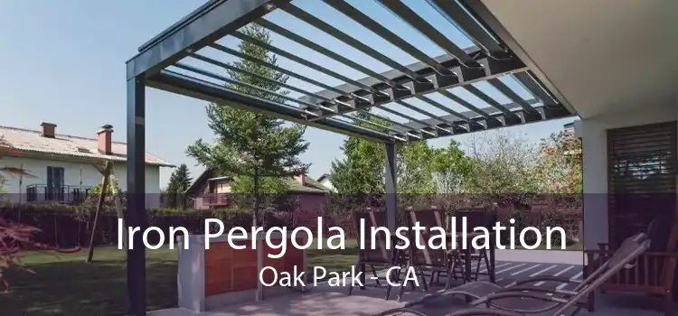 Iron Pergola Installation Oak Park - CA