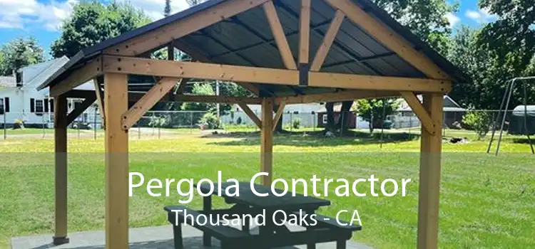 Pergola Contractor Thousand Oaks - CA