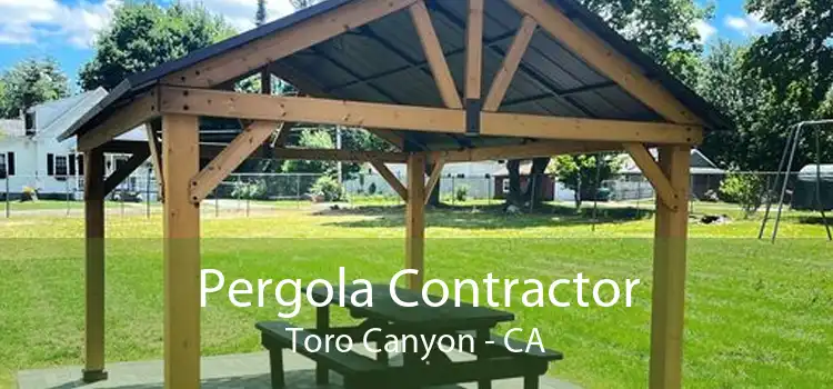 Pergola Contractor Toro Canyon - CA