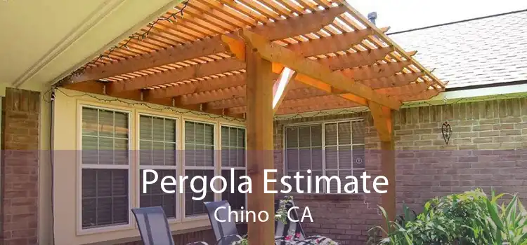 Pergola Estimate Chino - CA